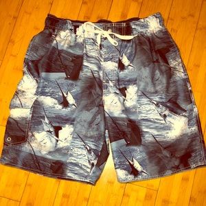 REEL LEGENDS Men’s Swim Trunks- Size Medium